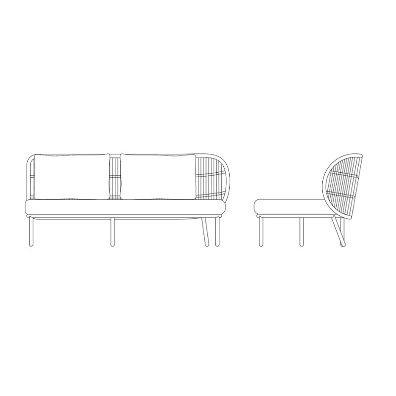 Kodo Outdoor Patio Sofa
