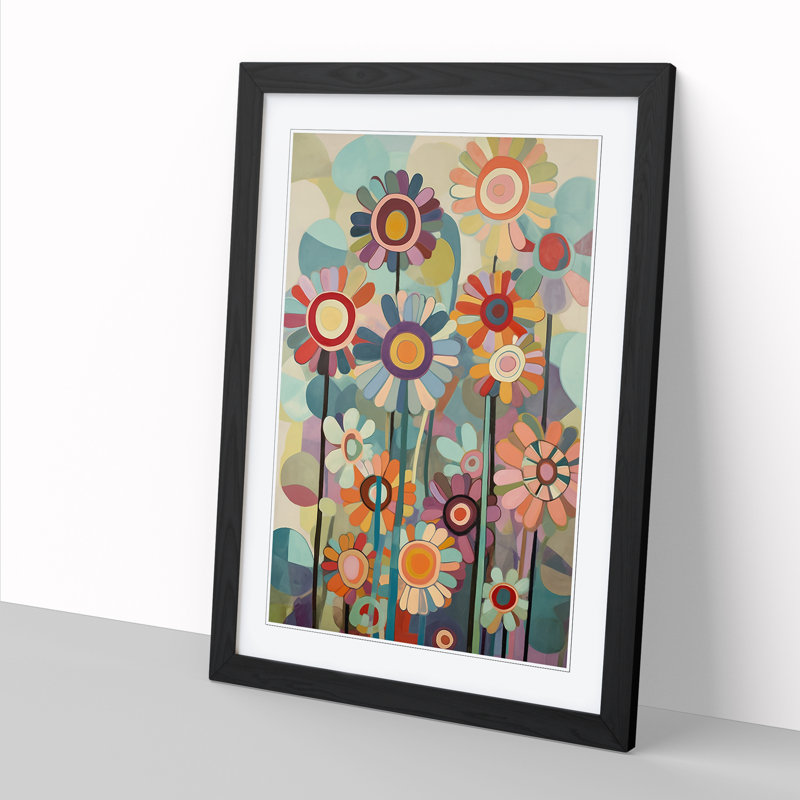 FRM-V0523-971X Flowers Retro Vol.2 - Picture Frame Print
