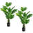 2- Piece Artificial Palm Tree in Planter Set