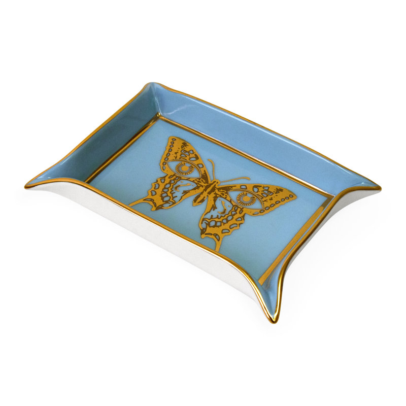 Mariposa Ceramic Decorative Tray