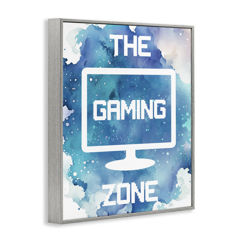 «Gaming Zone Moniter», estampe numérique, conception de Marcus Prime, H 30 po x l 24 po, Estampe numérique Farmhouse