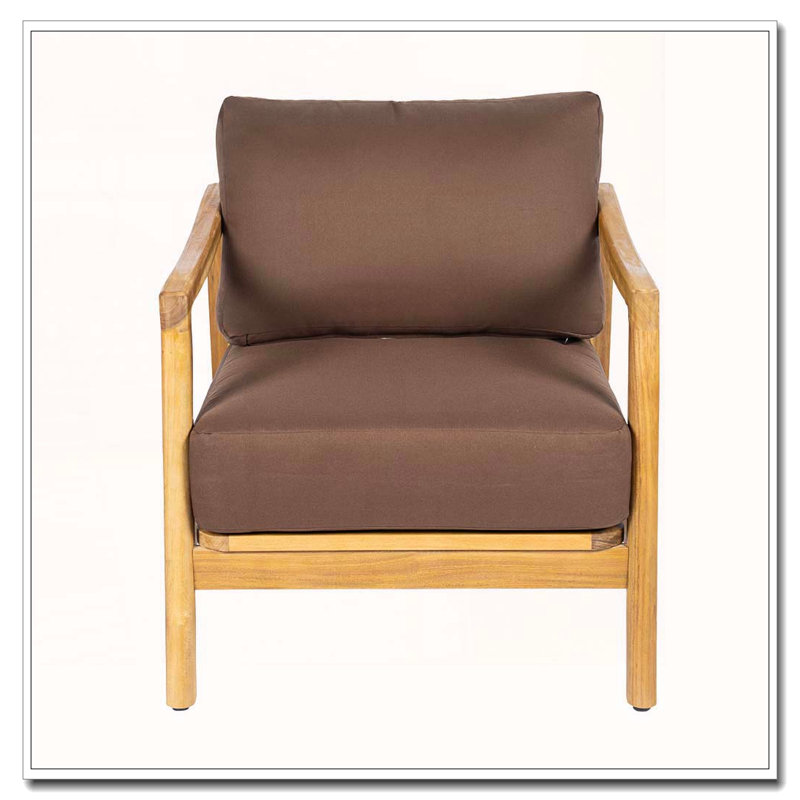 Fauteuil club d'extérieur, Beige