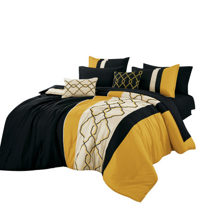 Sian Luxury 9-Piece Complete Bed-In-A-Bag Set