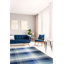 Tapis bleu tissé à la main Ziv-259697524