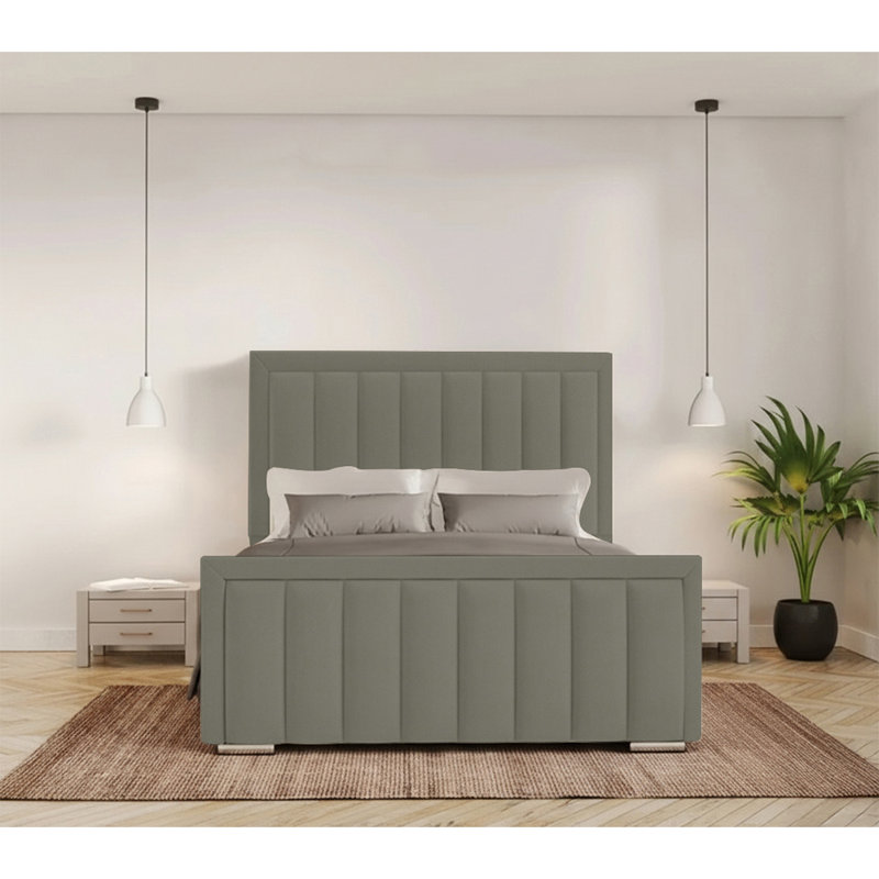 Yatton Upholstered Bed, Kingsize (5'), Asphalt