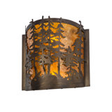 Rustic Lodge 2 - Light Flush Mounted Sconce
