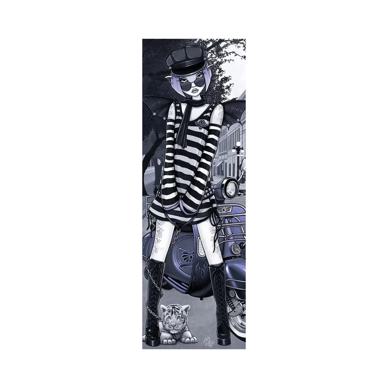 Misty 1 Piece Wrapped Canvas Panoramic Painting