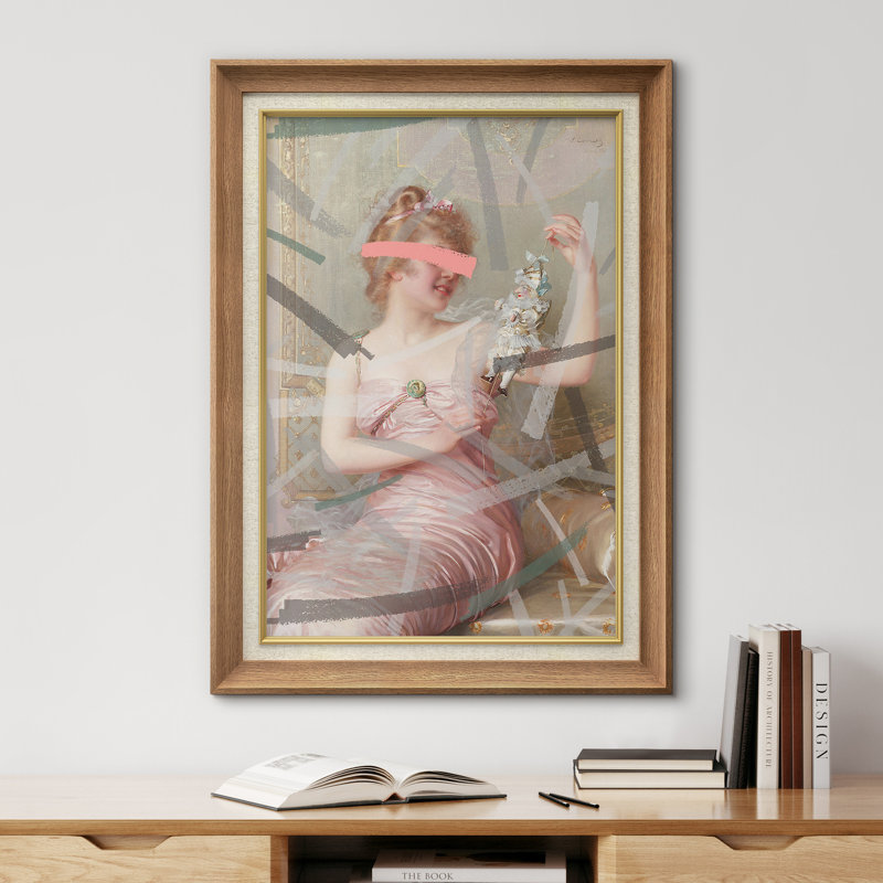 "Portrait de filles victoriennes" sur toile, Cadre naturel de qualité supérieure, H 36 po x l 26 po