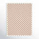 Walker Checkered Pink/Cream Shag Area Rug