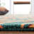 Heritage Hand Tufted Wool/Cotton Oriental Rug in Green/Orange-1687010598