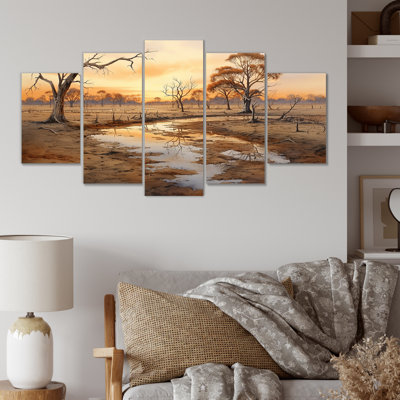 «Australian Outback Landscape VI», art mural sur toile