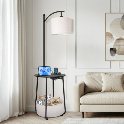 Zulfa 62" Tray Table Floor Lamp