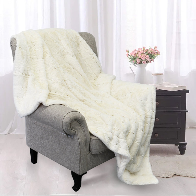 Throw Blanket, White