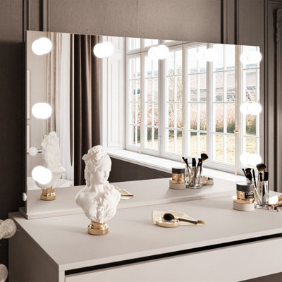 Rouven Dressing Table with Mirror