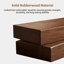 Table basse triangulaire moderne en verre