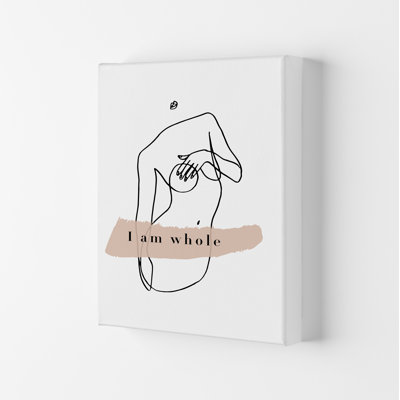 Covering Breasts With One Hand I Am Whole - Print