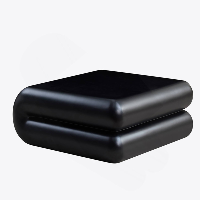 Nouveau type de plastique renforcé de fibre de verre FRP + finition de peinture écologique, noir, Noir