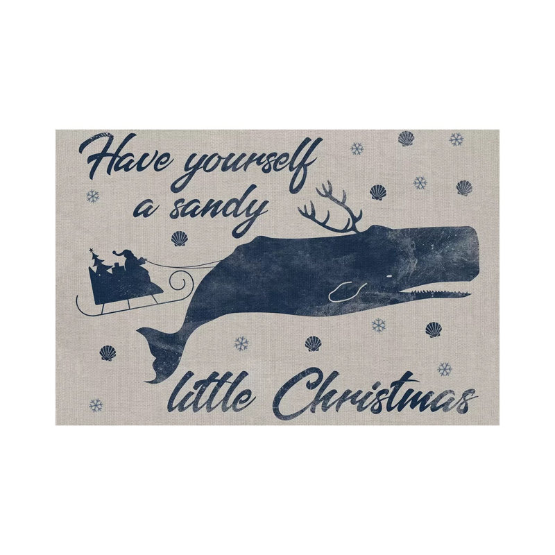 Sandy Christmas I by Marcus Prime - Wrapped Canvas Gallery-Wrapped Canvas Giclée, 45.72cm H x 66.04cm W x 1.9cm D