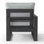 Fauteuil de patio à assise profonde avec cadre gauche-234232010-234232011