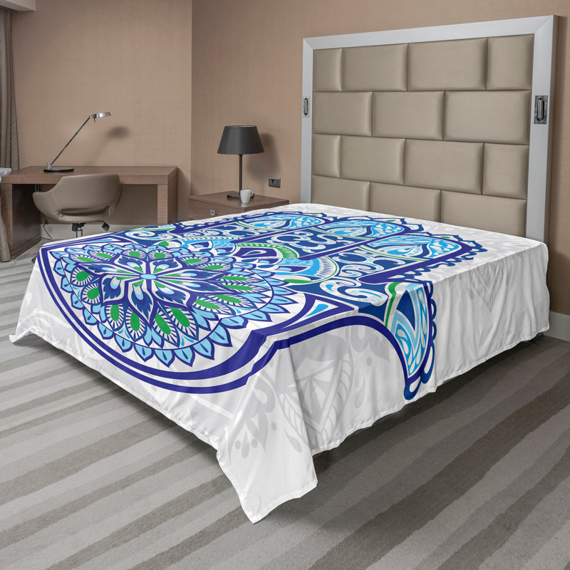 Drap plat Ambesonne, Drap plat pour très grand lit californien