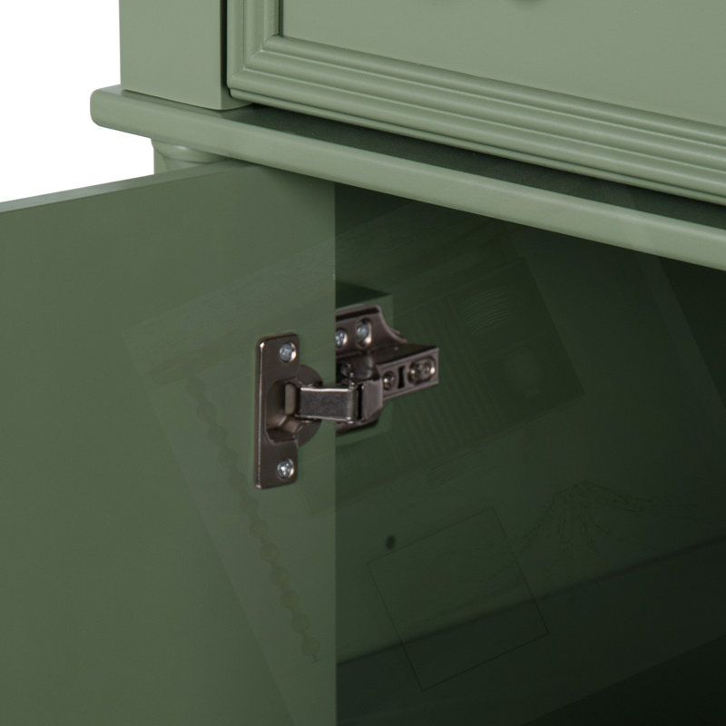 27.8" Bathroom Cabinet without Sink, Green