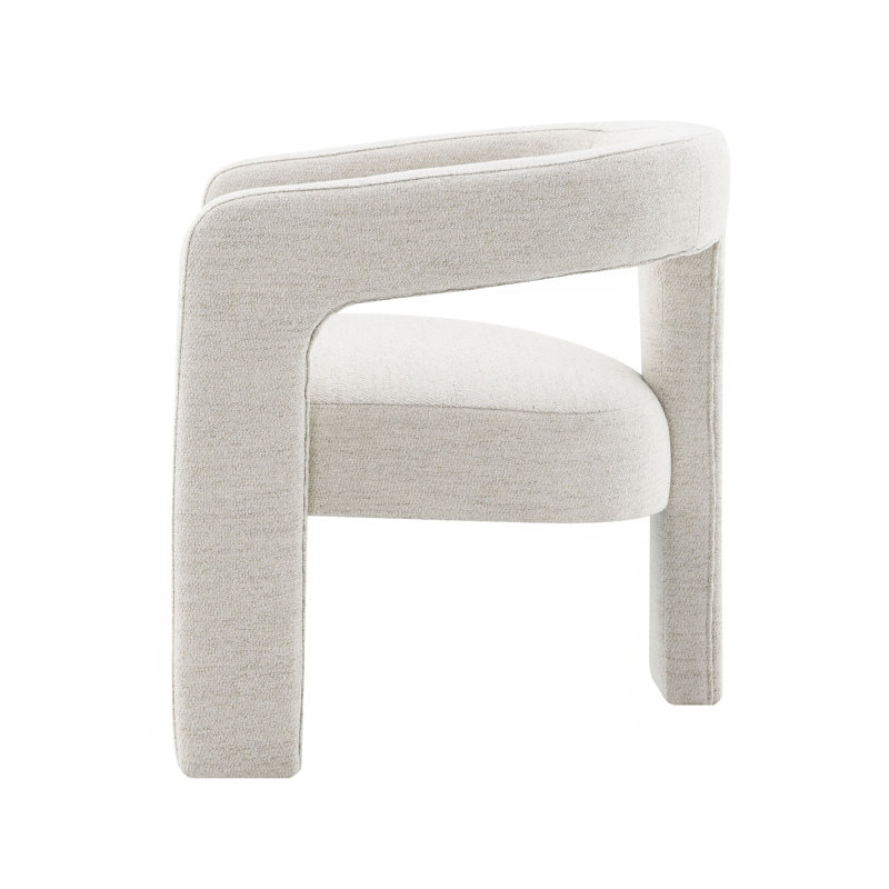 Ensemble de 2 chaises d'appoint Loma Beige Boucle