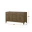 Meuble-lavabo double en chêne gris 60 po X P 22 po D-650059902