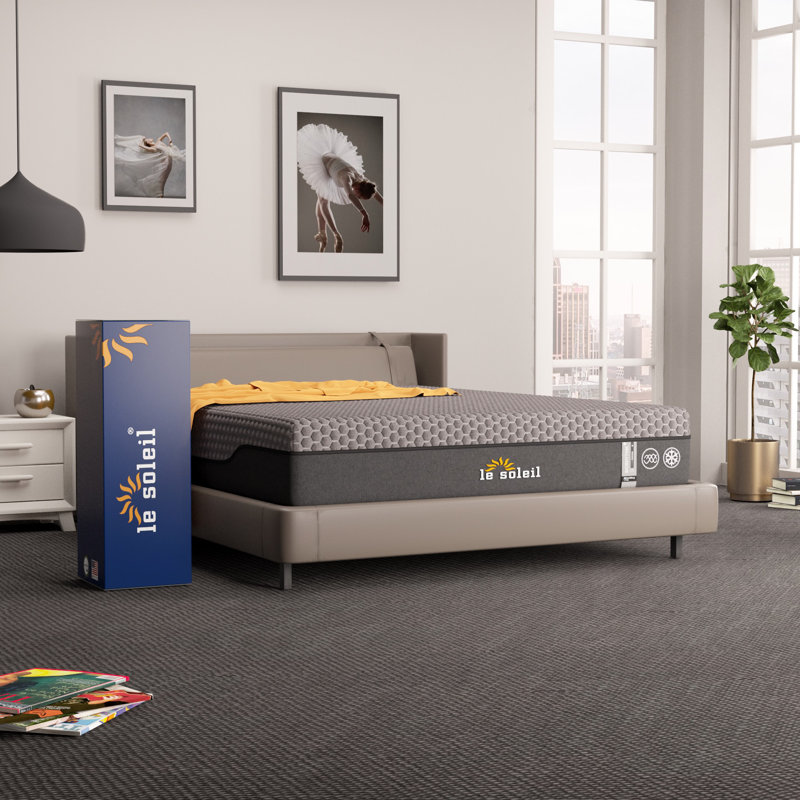 Matelas en mousse viscoélastique gélifiée mi-ferme 12 po Citi Home Furniture, Simple extra long