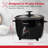 Holstein Housewares 16 Cup (Cooked) 8 Cup (UnCooked) Rice Cooker, Black - Convenient and User Friendly with Warm and Cook Function, Ideal for Rice, Quinoa, Oatmeal, Stews and Grains-80809905
