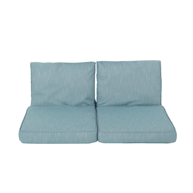 Coussin de siège / dossier Billy-George, sarcelle