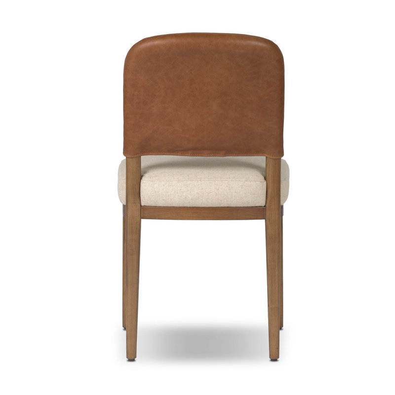 Ryver Dining Chair-Dulane Mahogany, Antwerp Natural