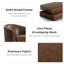 Fauteuil d'appoint pivotant rembourré en similicuir-1758708713