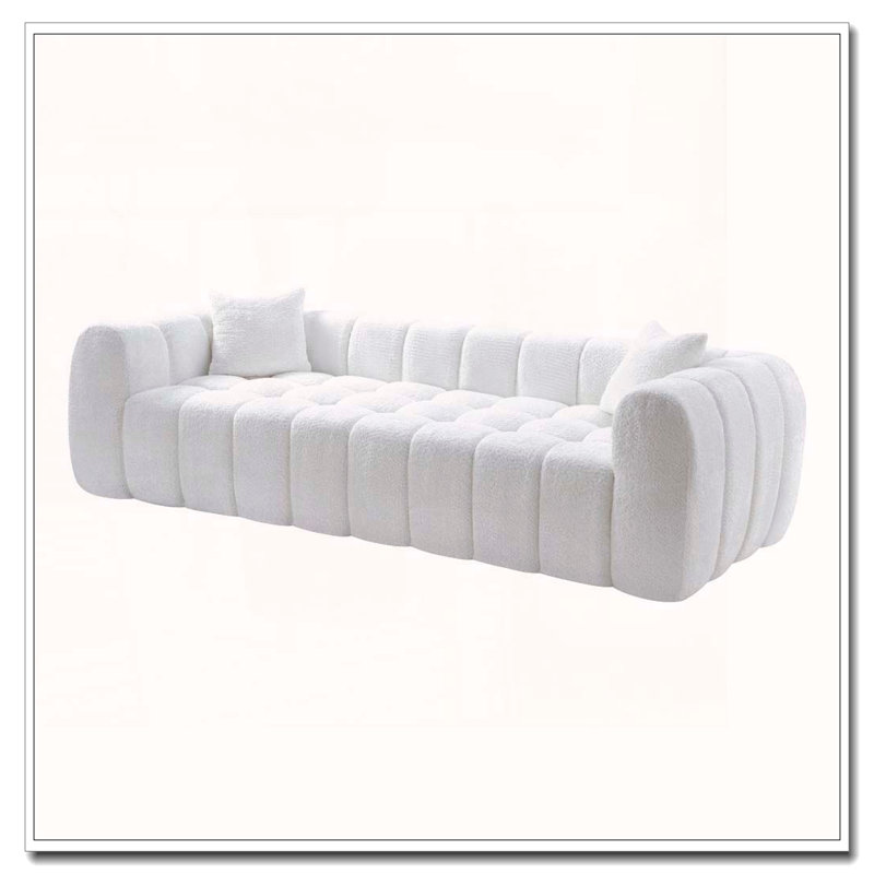 102.7" Oversized Cloud Compressed Sofa, Camel