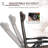 Foldable Rocking Chair For Outdoor, Zero Gravity Recliner With Pillow, Cup & Phone Holder, Brown - Strong Steel Frame, Breathable Textile, Bungee Outdoor Reclining Rocker Holder