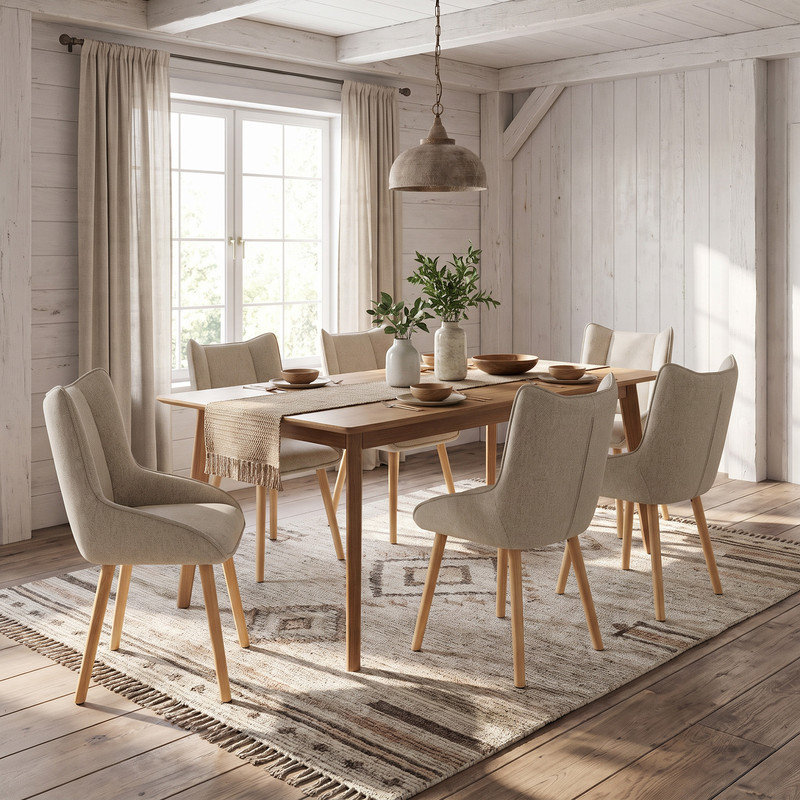 50 cm H Wing Back Side Chair, Tapue, 4, Tapue