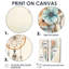 Ensemble de 2 décorations murales traditionnelles beige Torei-114716151-114716208-114716222