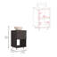 Meuble-lavabo simple 18 po Gouda, 1 tablette ouverte, 1 porte-2047403935