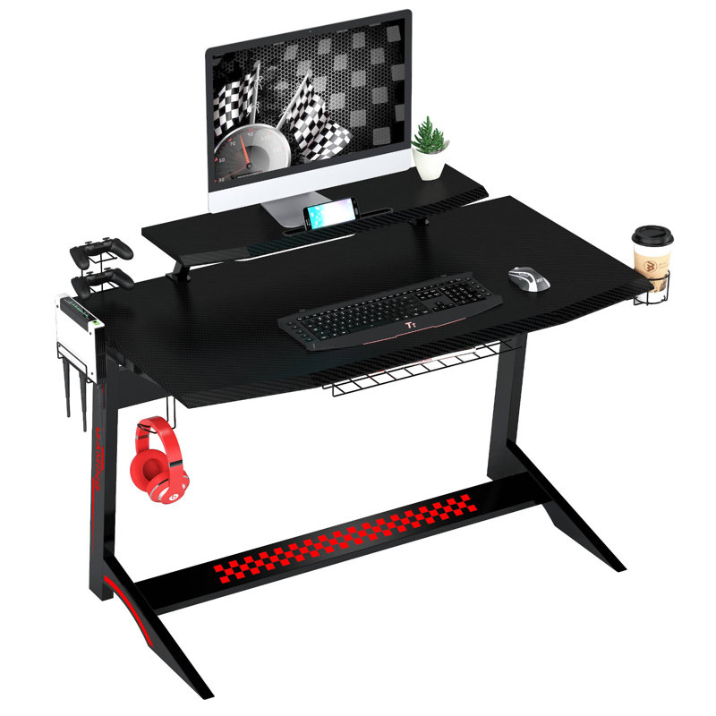 Metal Base Computer Desk
