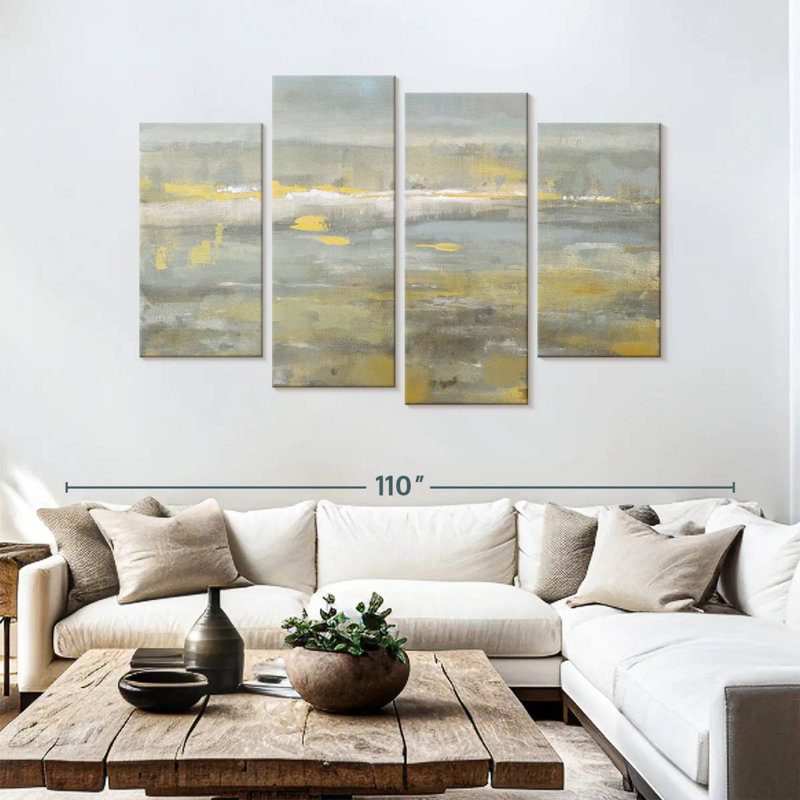 Avery Neutral Field, 54" H x 84" W