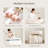 Maydolly Baby Changing Table with Storage Drawers and Waterproof Changing Topper Lockable Wheels-873040285