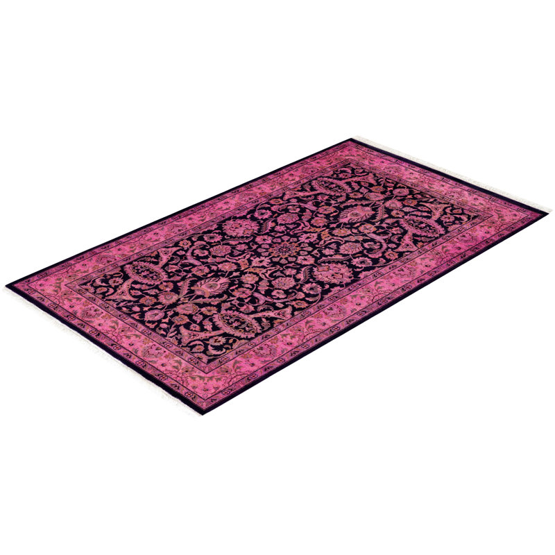 Fine Vibrance One-of-a-Kind 3' 1" X 5' 5" Hand Knotted Area Rug