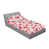 Rose vif / motif floral corail foncé est en rupture de stock sélectionné