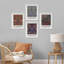 «Botanical Pattern Collage» encadré sur papier, 4 pièces par William Morris-97770420-97770421