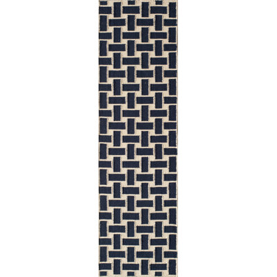 Ambrosine Flatweave Wool Geometric Indoor Rug