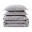 Tweed Solid Color Classic Modern Rustic Woven Comforter Set-104740430-104740431