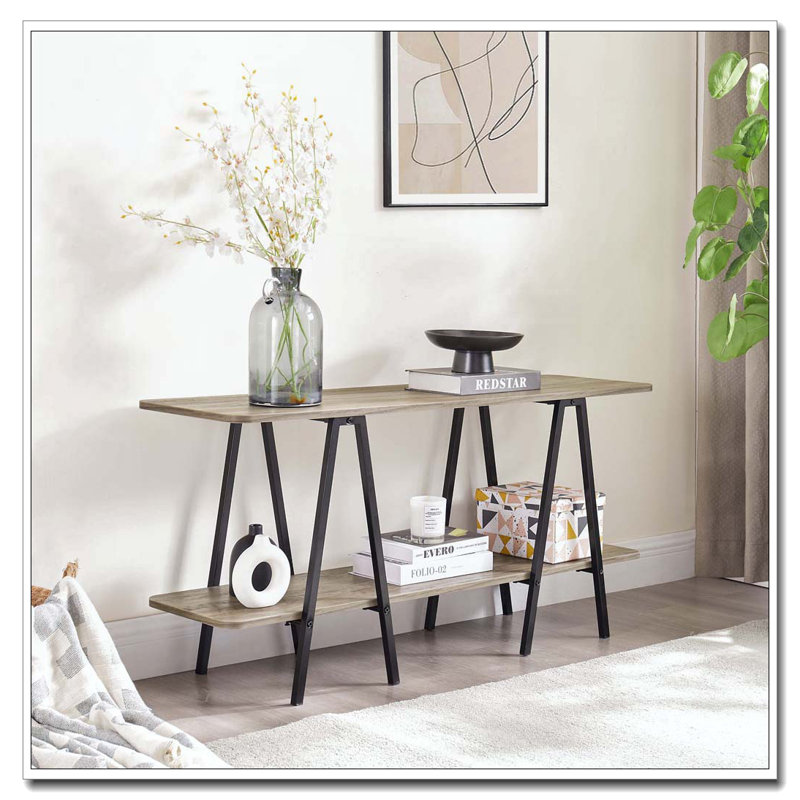 47.24-Inch Long Console Table, Gray