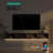 78.7" Wall Mounted TV For Tvs Up To 85'', Floating TV Stand With LED Lights & Power Outlet-100171609-84501868