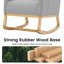 Linen Fabric+ Manufactured Wood Rocking Chair-636193824-636193831