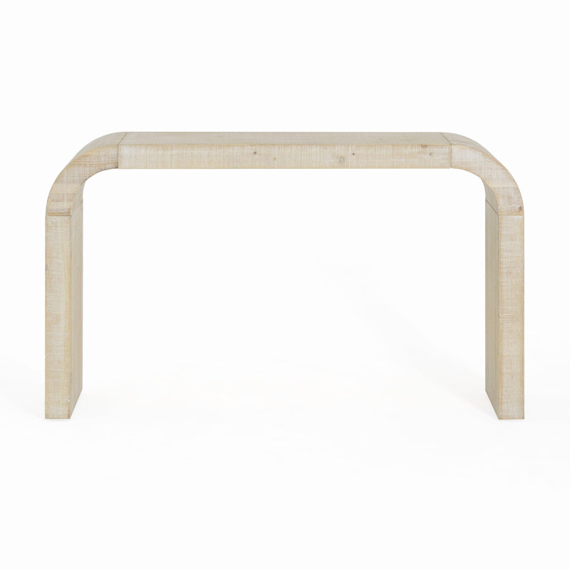 Wood 52'' Console Table, 30.9" H x 52.25" W x 11.81" D, Natural