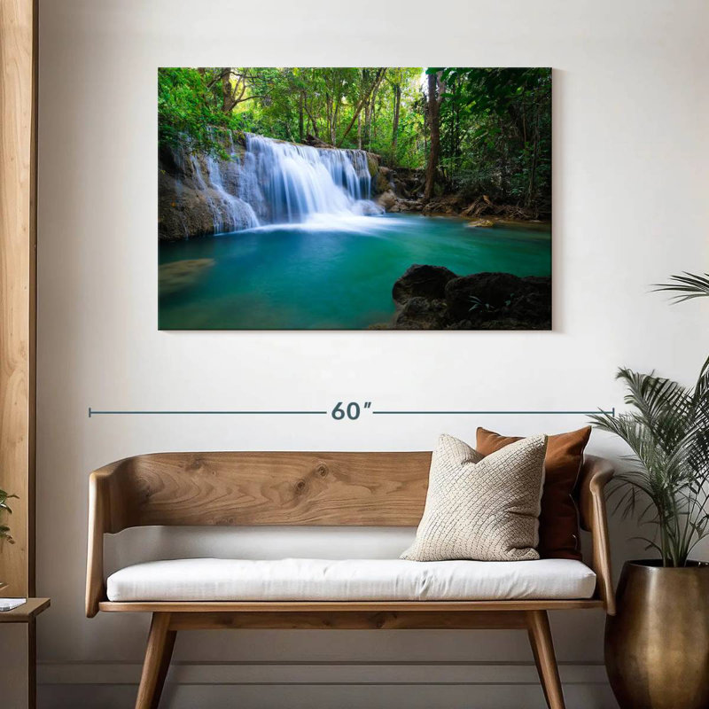 Kerrick Deep Forest Waterfall, 30" H x 45" W